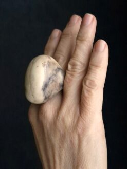Vegan Ivory Ring - Size 8
