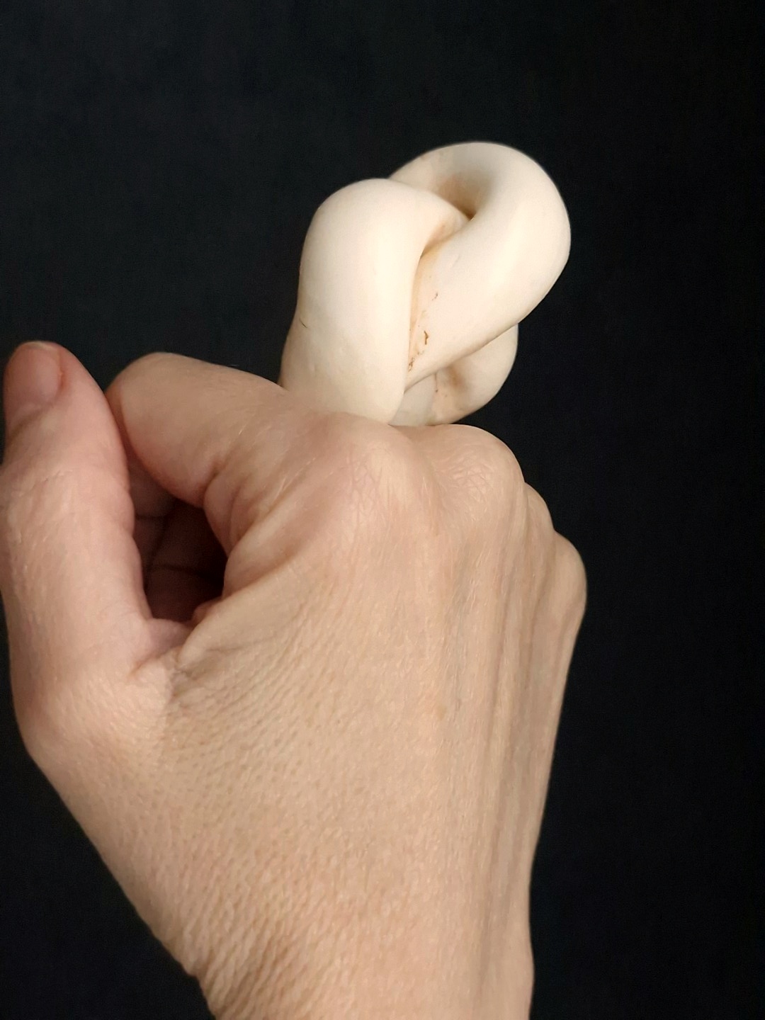 Vegan Ivory Sculptured Ring - Size 8.5 - Image 3