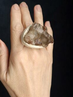 Orange River Crystal Ring - Size 7.5