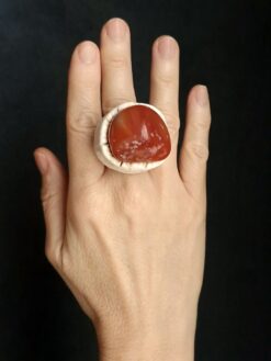 Carnelian Ring - Size 8
