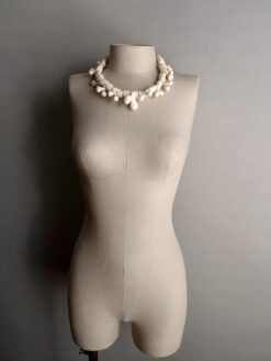 Alternative view of Vegan Ivory Necklace (Adjustable Length)