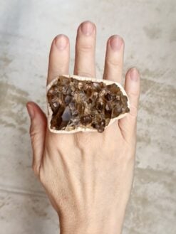 Alternative view of Orange River Crystal Ring Size 7