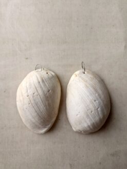 Alternative view of Vegan Ivory Faux Shell Pierced Earrings