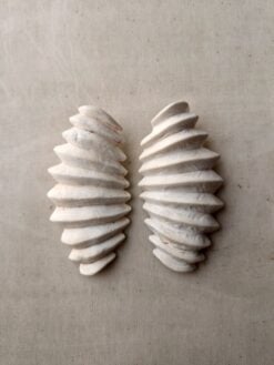 Alternative view of Vegan Ivory Pierced Earrings