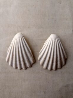 Alternative view of Vegan Ivory Faux Shell Pierced Earrings