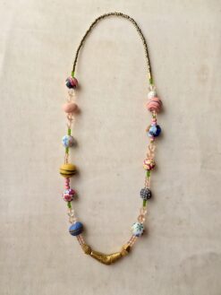 Pink, Blue & Yellow Necklace