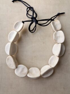 Vegan Ivory Pod Necklace (Adjustable Length)