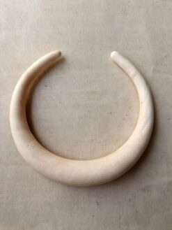 Alternative view of Vegan Ivory Collar Necklace - Size Large