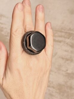 Hematite Ring - Size 8