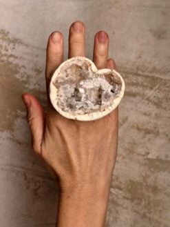 Alternative view of Quartz Geode Ring - Size 8.5
