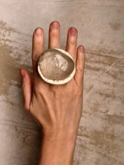 Alternative view of Quartz Ring - Size 9.5