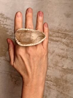 Alternative view of Quartz Ring - Size 8.5
