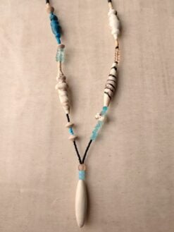 Alternative view of Blue & White Necklace