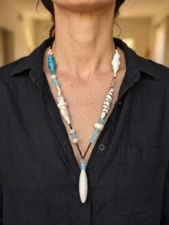 Blue & White Necklace