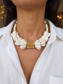 Vegan Ivory Necklace (Adjustable Length)