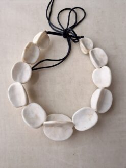 Alternative view of Vegan Ivory Pod Necklace (Adjustable Length)