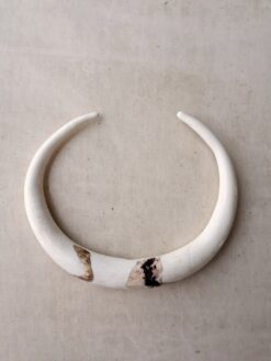 Alternative view of Vegan Ivory Collar Necklace - Size Medium