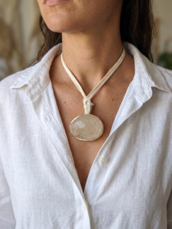 Quartz Crystal Necklace (Adjustable Length)