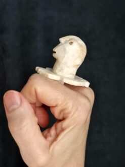Alternative view of Vegan Ivory Sculptured Ring - Size 7