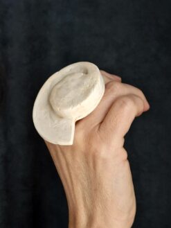 Alternative view of Vegan Ivory Sculptured Ring - Size 6.5