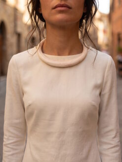 Vegan Ivory Collar Necklace - Size Medium