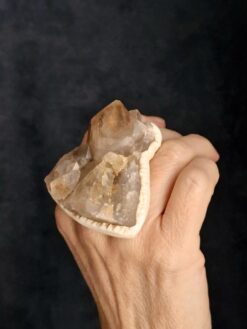 Alternative view of Orange River Crystal & Vegan Ivory Ring - Size 8
