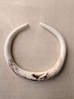 Alternative view of Vegan Ivory Collar Necklace - Size Large