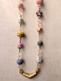 Alternative view of Multi-color Bead Necklace