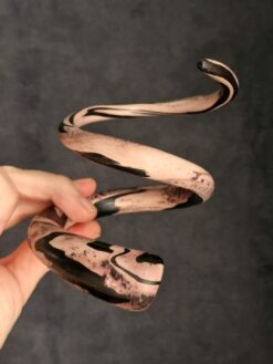 Alternative view of Brown & Black Snake Cuff - Size M
