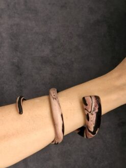 Brown & Black Snake Cuff - Size M