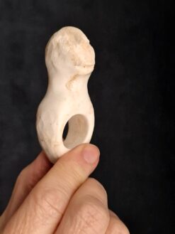 Alternative view of Vegan Ivory Sculptured Ring - Size 7
