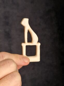 Alternative view of Vegan Ivory Sculptured Ring - Size 8