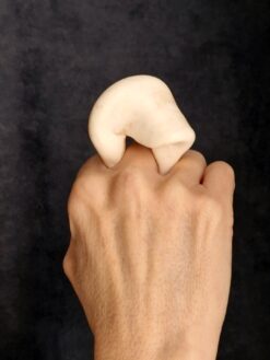 Alternative view of Vegan Ivory Sculptured Ring - Size 7.5