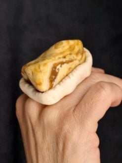 Alternative view of Yellow Jasper & Vegan Ivory Ring - Size 8
