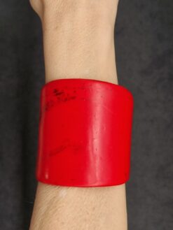 Alternative view of Red Flat Cuff - Size S - M