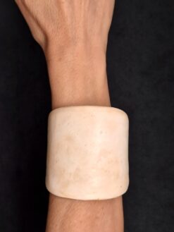Alternative view of Vegan Ivory Flat Cuff - Size M