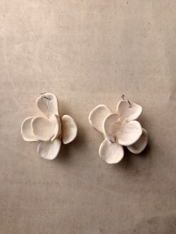 Alternative view of Vegan Ivory Pierced Earrings (14g | 0.49 oz each)