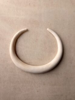 Alternative view of Vegan Ivory Collar Necklace - Size M - L
