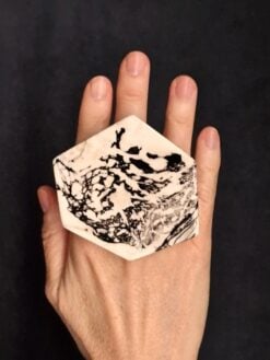 Vegan Ivory Ring - Size 8.5