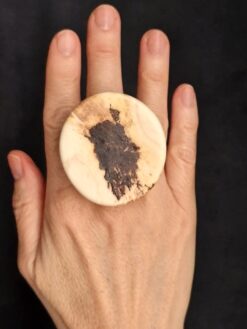 Vegan Ivory Ring - Size 7.5