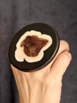 Alternative view of Black & Vegan Ivory Ring - Size 8