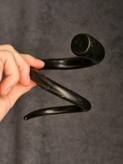 Alternative view of Black Snake Cuff (Select Size)