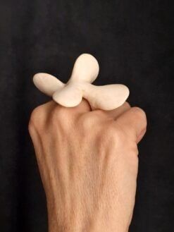 Alternative view of Vegan Ivory Sculptured Ring - Size 8