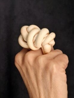 Alternative view of Vegan Ivory Sculptured Ring - Size 7.5