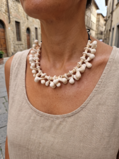 Vegan Ivory Necklace (Adjustable Length)
