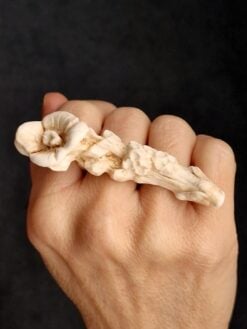 Vegan Ivory Flower Ring - Size 8.5