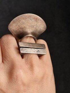 White Bronze Plated Alloy Rings (Set of 3) - Size 6.5