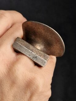 Alternative view of White Bronze Plated Alloy Rings (Set of 3) - Size 6.5