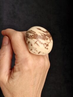 Alternative view of Vegan Ivory Ring - Size 7.5