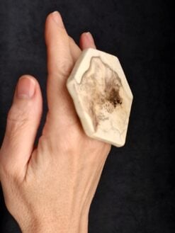 Alternative view of Vegan Ivory Ring - Size 8.5